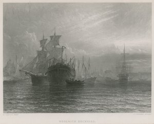 Woolwich-scheepswerf door Henry Dawson